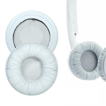 2pcs Insert Replacement Earpads For Sennheiser PX80 / PX100 II / PX200 II, Material:Frog Leather White by bashfashion