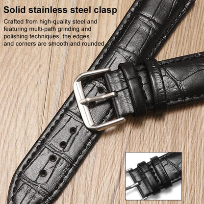 For Samsung Galaxy Watch Ultra / Ultra 2025 22mm xDfind Bamboo Texture Pin Buckle Leather Watch Band(Blue) by xDfind