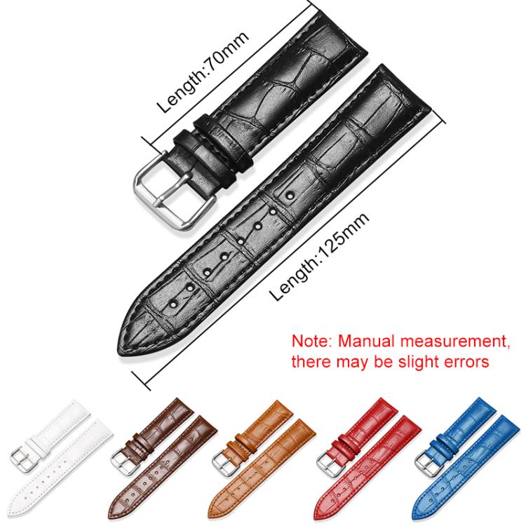 20mm For Garmin GarminMove Sport / vivoactive5/3 xDfind Bamboo Texture Pin Buckle Leather Watch Band(White) by xDfind