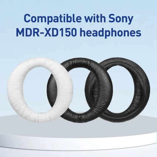 2pcs Frog Skin Earphone Replacement Earpads Pads For Sony MDR-XD150(White) by bashfashion
