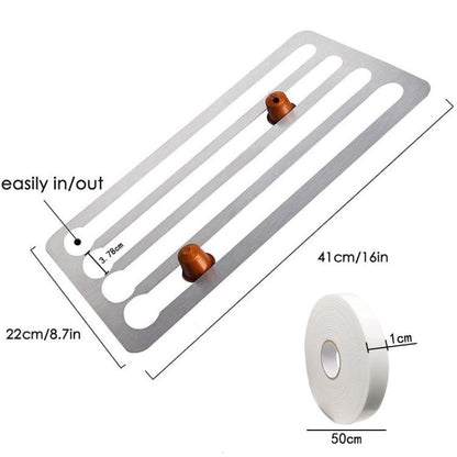 Coffee Capsule Holder For Hotel Kitchen Restaurant Wall-mounted Storage Rack(Brushed Metal) by bashfashion