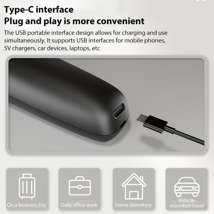 Full Body Washable LED Digital Display Reciprocating Electric Shaver(Gun Fight Black) by bashfashion