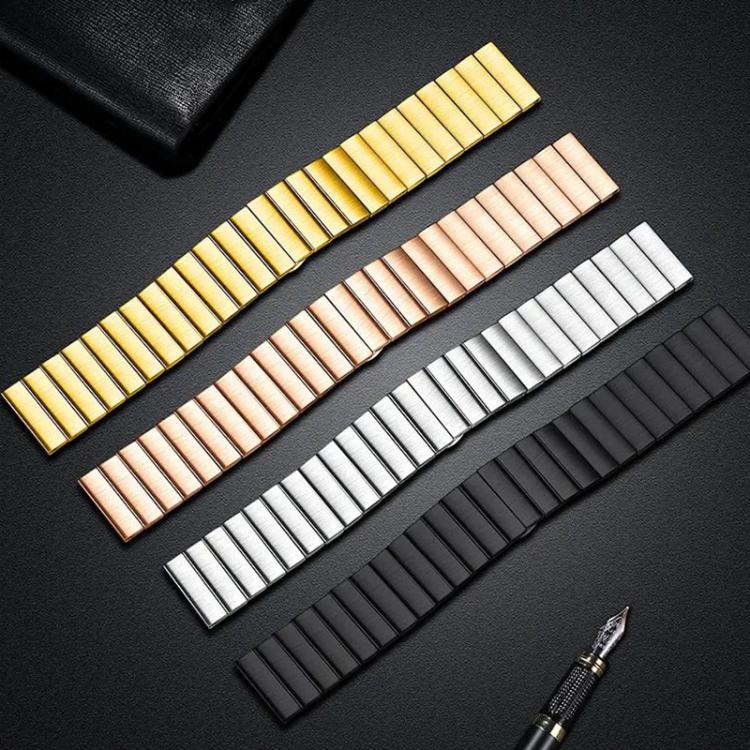 For Apple Watch 38 / 40 / 41 / S10 42mm 20mm xDfind One-bead Bamboo Solid Stainless Steel Watch Band(Silver) by xDfind