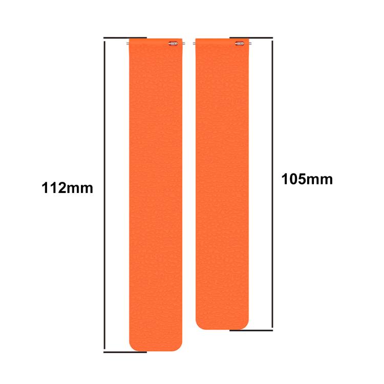 For Samsung Galaxy Watch Ultra/Ultra 2025 xDfind Litchi Texture Magnetic Silicone Watch Band(Starlight Orange) by xDfind