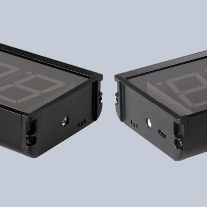 KYX--0018 Aluminum Alloy Shell 1.8 inch 6-digit LED Sports Fitness Multi-function Timer, Plug:EU Plug(Black) by bashfashion