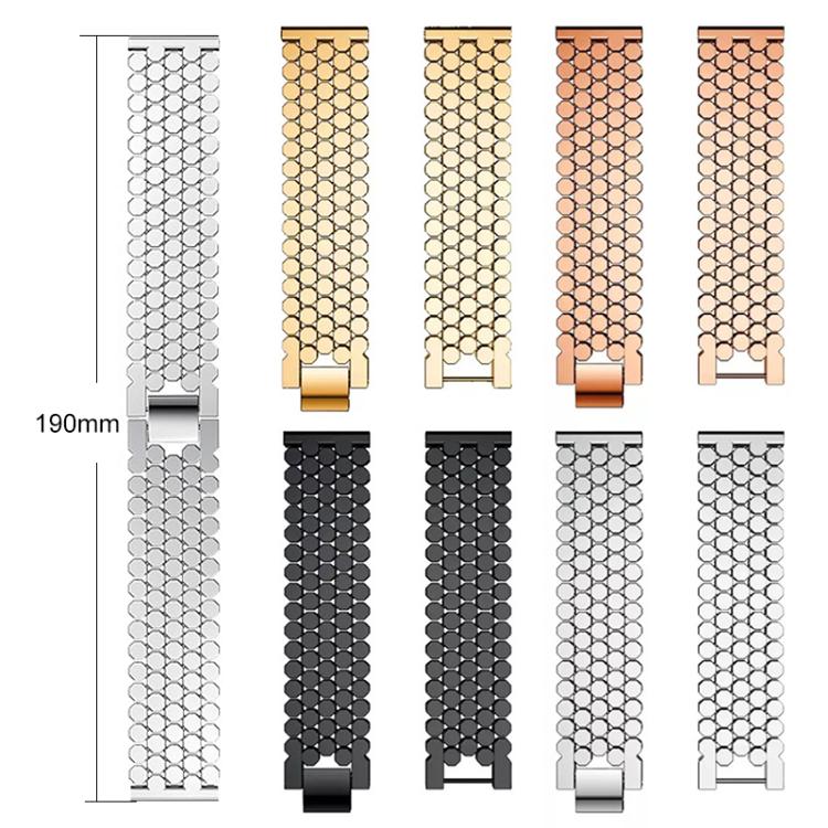 For Samsung Galaxy Watch Ultra/Ultra 2025 xDfind Fish Scale Texture Metal Watch Band(Black) by xDfind