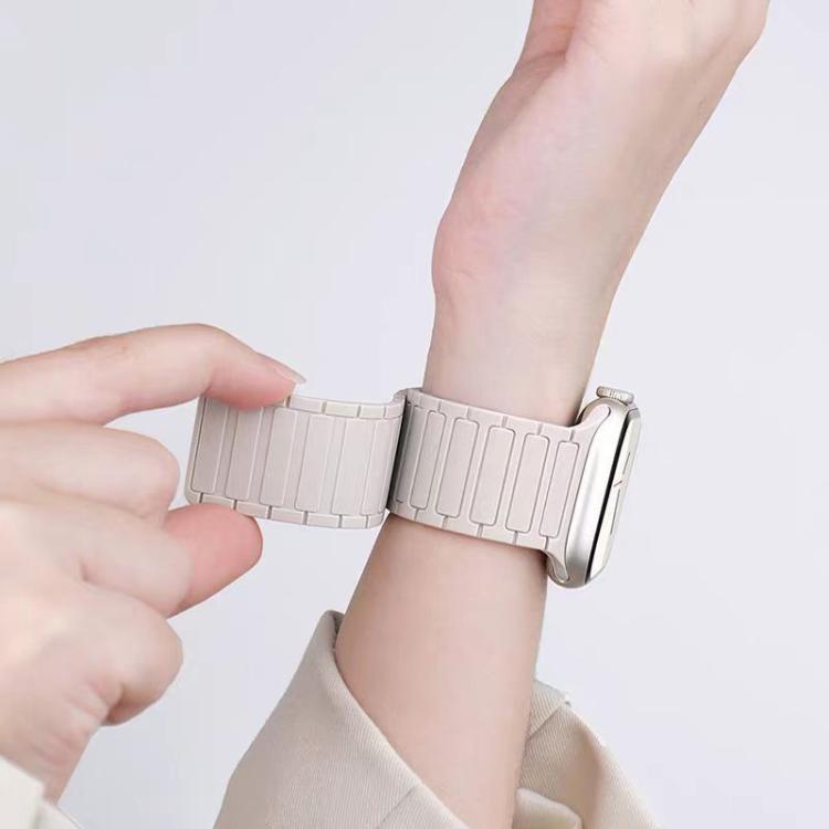 For Samsung Galaxy Watch Ultra / Ultra 2025 xDfind I-shaped Magnetic Silicone Watch Band(Black) by xDfind