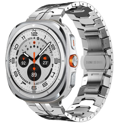 For Samsung Galaxy Watch8 / 8 Classic xDfind Butterfly Buckle Stainless Steel Watch Band(Silver) by xDfind