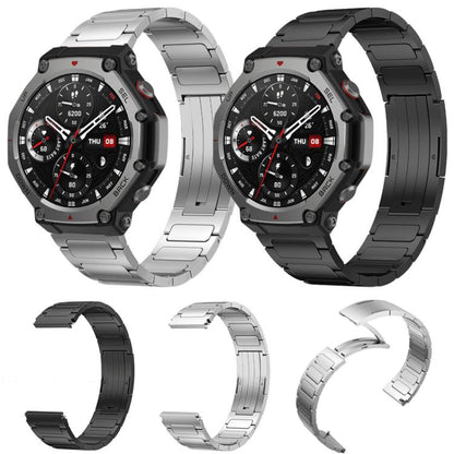 For Amazfit T-Rex 3 xDfind I-Shaped Buckle Stainless Steel Watch Band(Silver) by xDfind