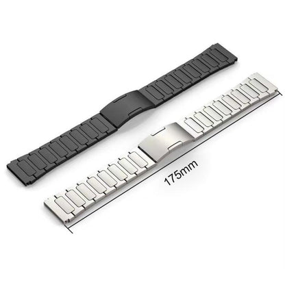 For Amazfit T-Rex 3 xDfind I-Shaped Buckle Stainless Steel Watch Band(Black) by xDfind