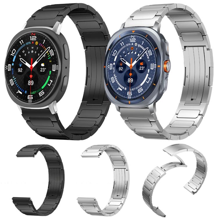 For Samsung Galaxy Watch8 / 8 Classic xDfind I-Shaped Buckle Stainless Steel Watch Band(Silver) by xDfind