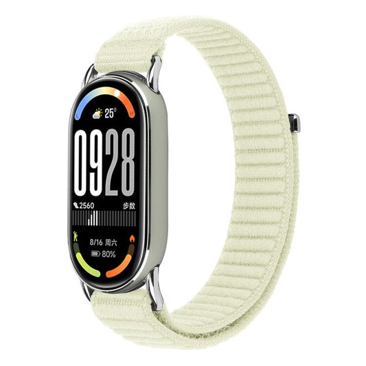 For Xiaomi Smart Band 10 / 9 / 8 xDfind Woven Nylon Hook And Loop Fastener Watch Band(Starlight) by xDfind