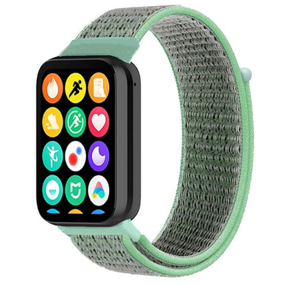 For Xiaomi Band 9 Pro/8 Pro/Redmi Watch 6/5/4 xDfind Nylon Hook and Loop Fastener Watch Band(Blue Sea) by xDfind