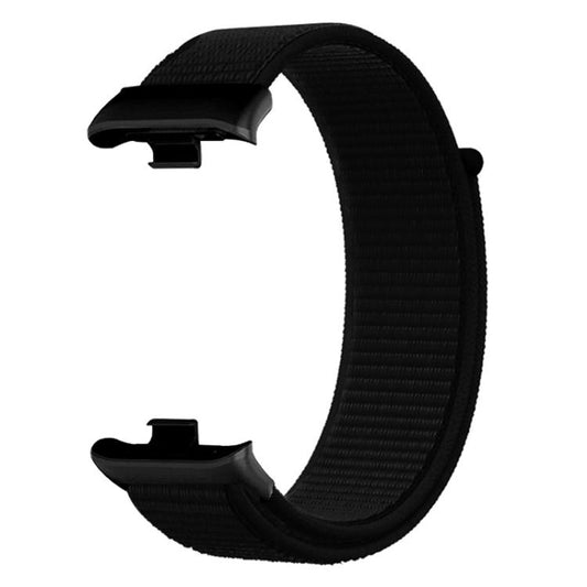 For Xiaomi Band 9 Pro/8 Pro/Redmi Watch 6/5/4 xDfind Nylon Hook and Loop Fastener Watch Band(Dark Black) by xDfind