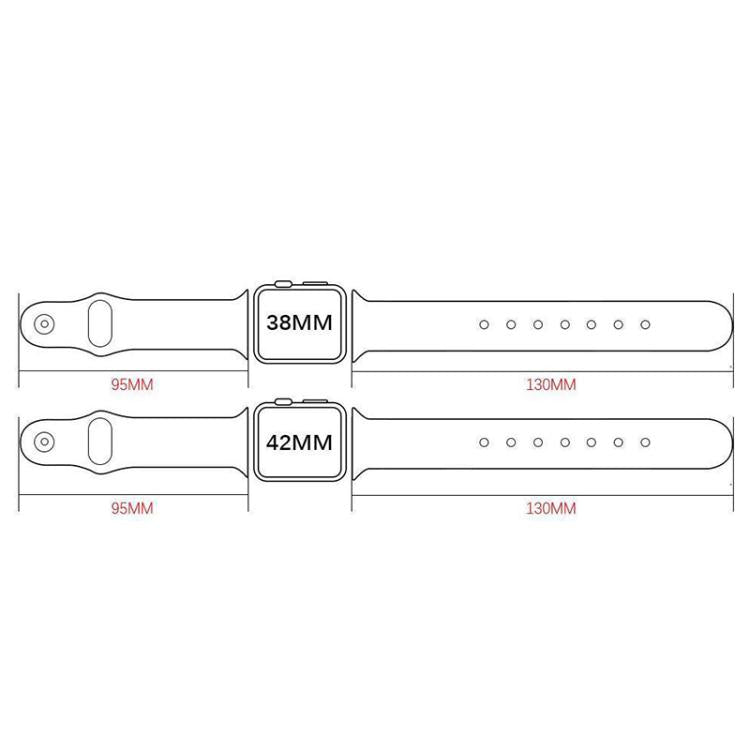 22mm xDfind Rivet Buckle Genuine Leather Watch Band(Hawthorn Red) by xDfind