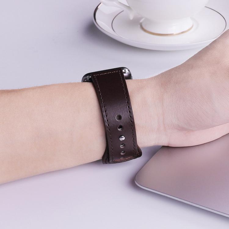 For Amazfit T-Rex 3 xDfind Rivet Buckle Genuine Leather Watch Band(Lavender White) by xDfind