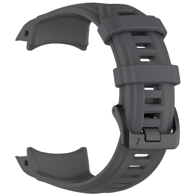 For Garmin Instinct 3 AMOLED 50mm / Solar 50mm xDfind Quick-release Silicone Watch Band(Graphite Grey) by xDfind