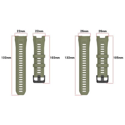 For Garmin Instinct 3 AMOLED 50mm / Solar 50mm xDfind Quick-release Silicone Watch Band(Graphite Grey) by xDfind