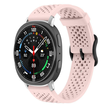 For Samsung Galaxy Watch8 / 8 Classic xDfind Breathable Silicone Watch Band(Pink) by xDfind