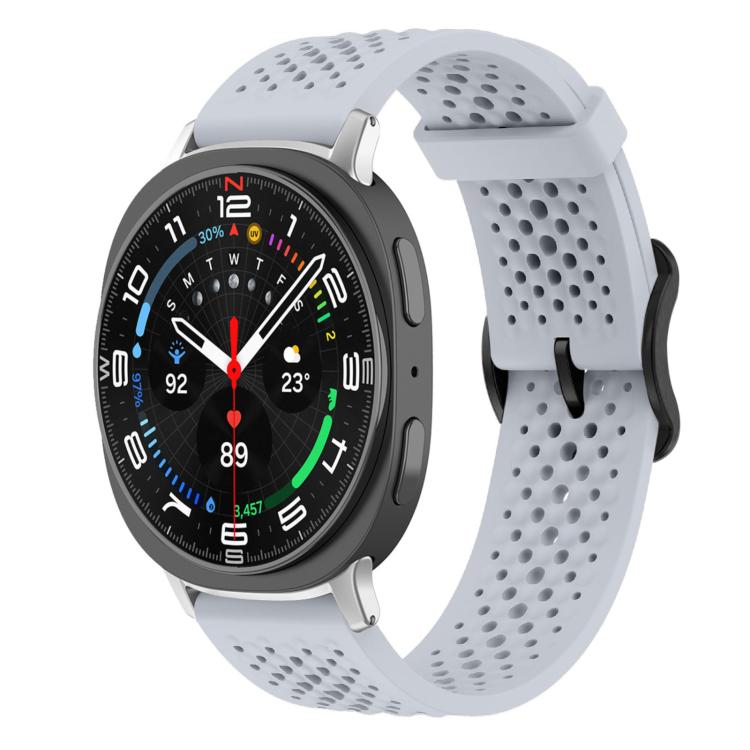 For Samsung Galaxy Watch8 / 8 Classic xDfind Breathable Silicone Watch Band(Grey) by xDfind