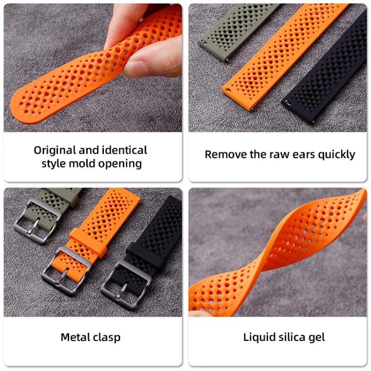 For Samsung Galaxy Watch8 / 8 Classic xDfind Breathable Silicone Watch Band(Starlight) by xDfind