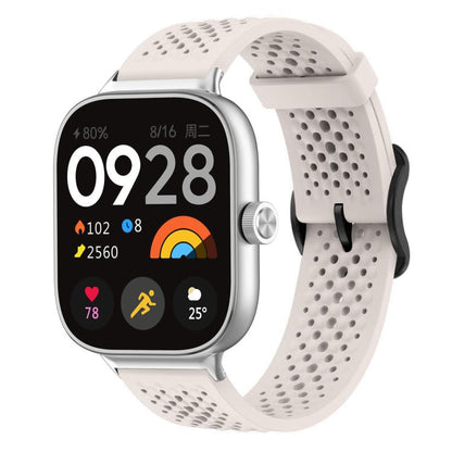 For Xiaomi Band 9 Pro/8 Pro/Redmi Watch 6/5/4 xDfind Breathable Silicone Watch Band(Starlight) by xDfind