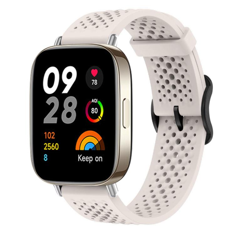 For Redmi Watch 3 xDfind Breathable Silicone Watch Band(Starlight) by xDfind