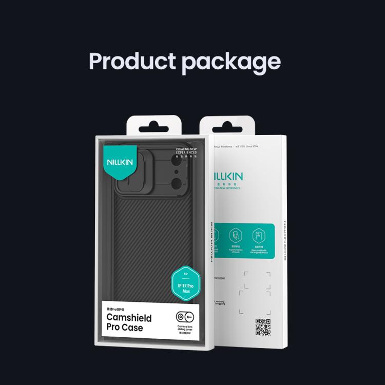 For iPhone 17 Pro Max NILLKIN CamShield Pro PC Phone Case(Black) by NILLKIN