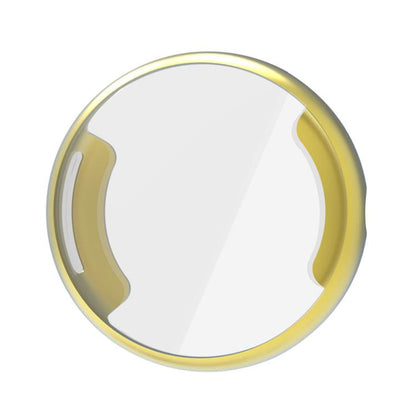 For Google Pixel Watch 3 45mm Integrated Full Coverage TPU Watch Protective Cover(Gold) by bashfashion