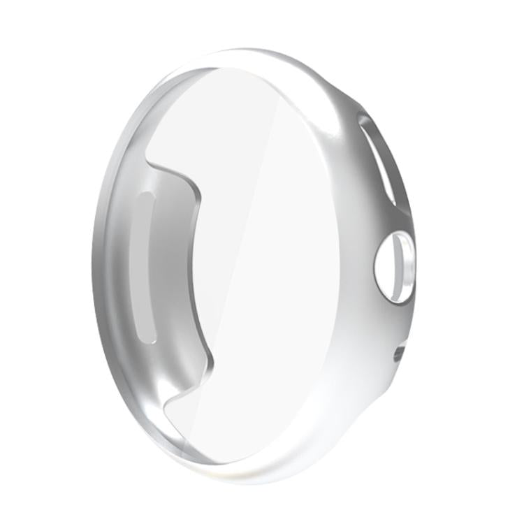 For Google Pixel Watch 3 45mm Integrated Full Coverage TPU Watch Protective Cover(Silver) by bashfashion