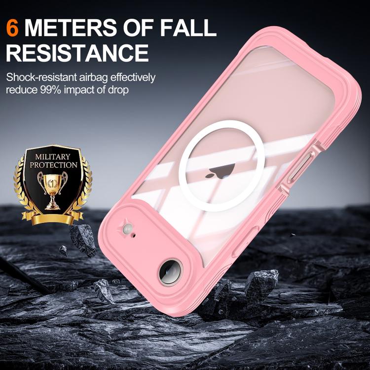For iPhone Air RedPepper Tempered Glass MagSafe Phone Case(Pink) by RedPepper