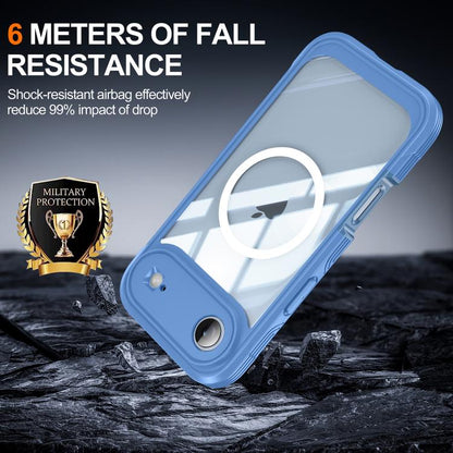 For iPhone Air RedPepper Tempered Glass MagSafe Phone Case(Blue) by RedPepper