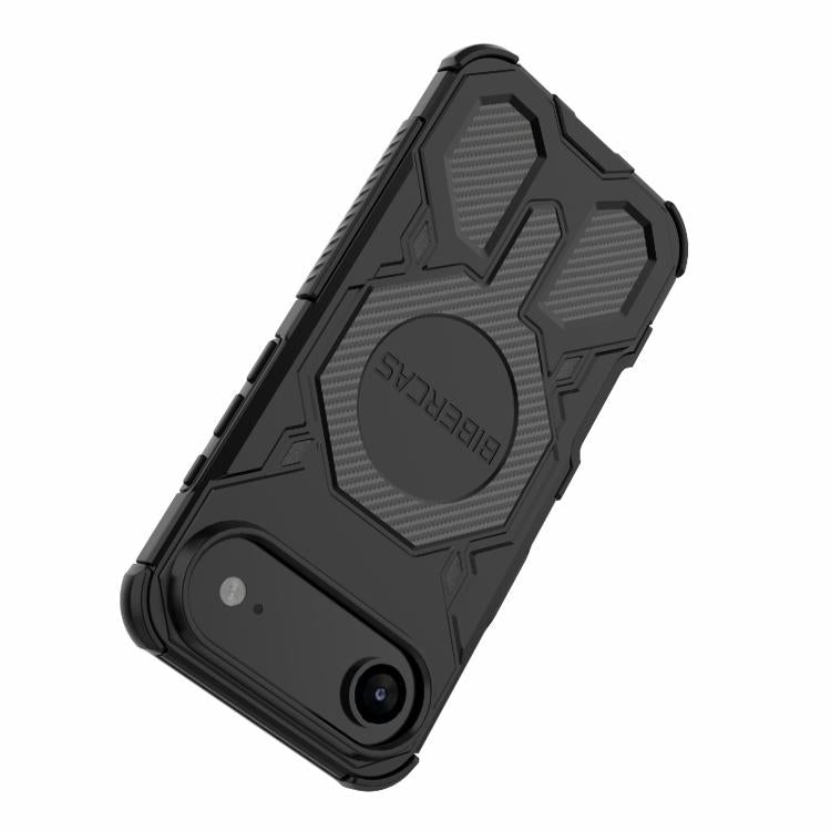 For iPhone Air BIBERCAS Real Color Series MagSafe Shockproof Phone Case(Blue) by BIBERCAS