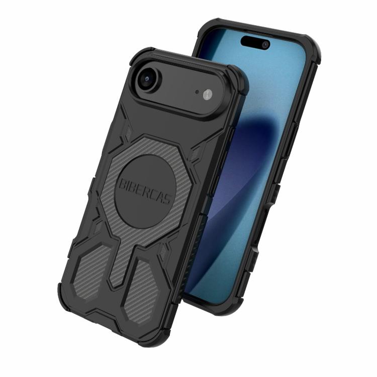 For iPhone Air BIBERCAS Real Color Series MagSafe Shockproof Phone Case(Gray) by BIBERCAS