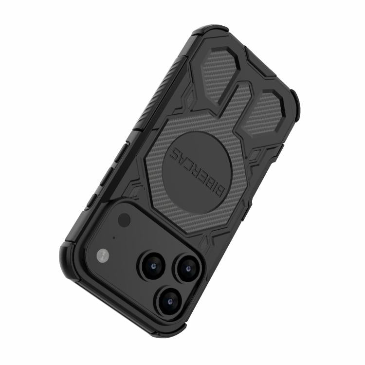 For iPhone 17 Pro BIBERCAS Real Color Series MagSafe Shockproof Phone Case(Gray) by BIBERCAS