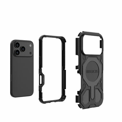 For iPhone 17 Pro BIBERCAS Real Color Series MagSafe Shockproof Phone Case(Gray) by BIBERCAS