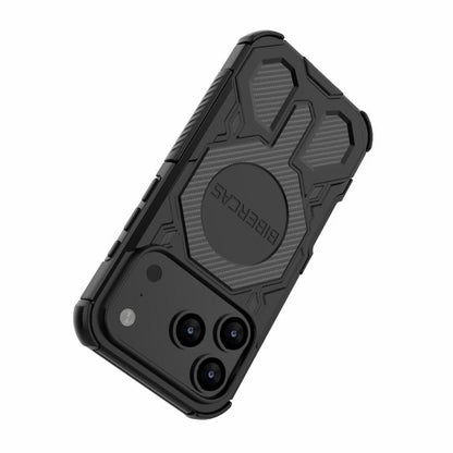 For iPhone 17 Pro BIBERCAS Real Color Series MagSafe Shockproof Phone Case(Black) by BIBERCAS