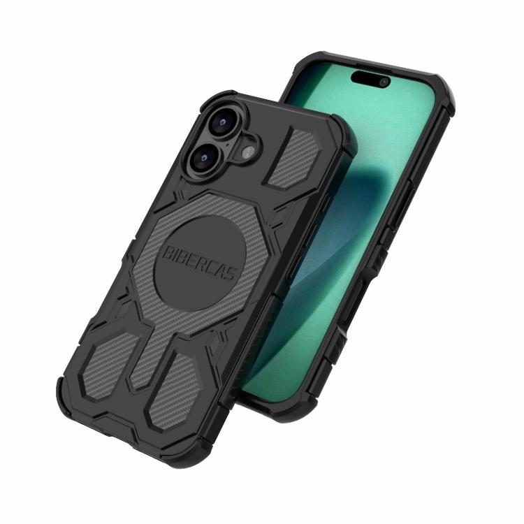 For iPhone 17 BIBERCAS Real Color Series MagSafe Shockproof Phone Case(Green) by BIBERCAS