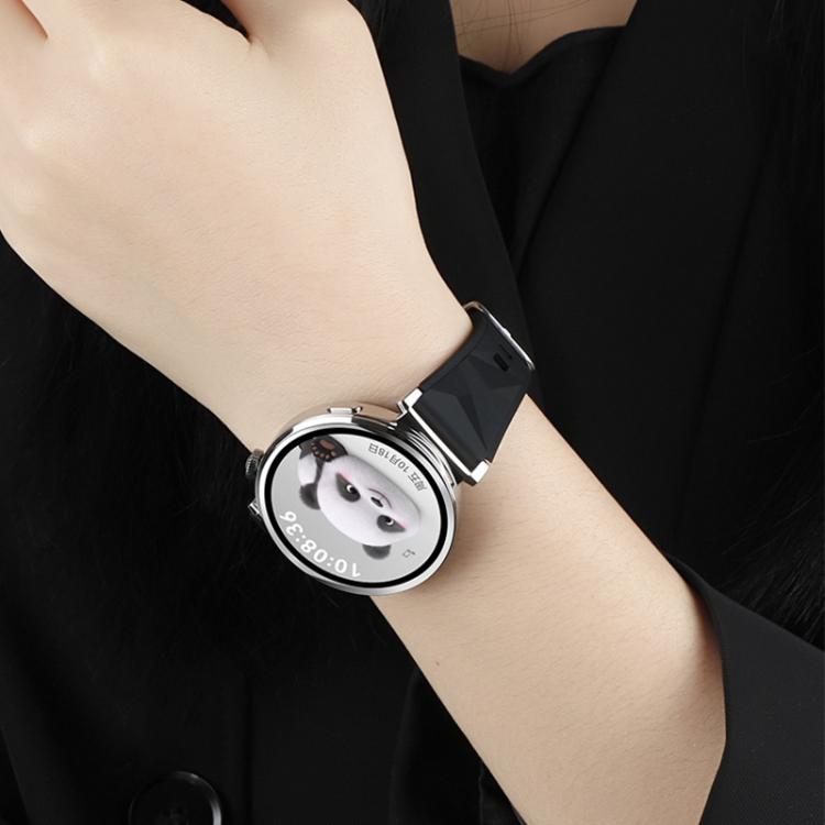 For Huawei Watch GT 5 41mm xDfind Ice Crystal Texture Silicone Watch Band(Starlight) by xDfind