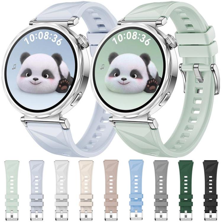 For Huawei Watch GT 5 41mm xDfind Ice Crystal Texture Silicone Watch Band(Starlight) by xDfind