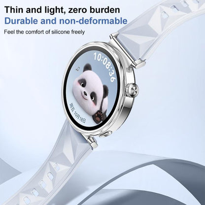 For Huawei Watch GT 5 41mm xDfind Ice Crystal Texture Silicone Watch Band(Grey) by xDfind