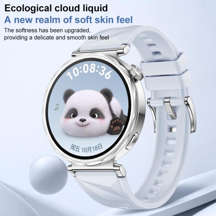 For Huawei Watch GT 5 41mm xDfind Ice Crystal Texture Silicone Watch Band(Cloudy Blue) by xDfind