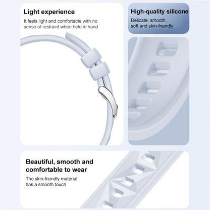 For Huawei Watch GT 5 41mm xDfind Ice Crystal Texture Silicone Watch Band(Pink) by xDfind