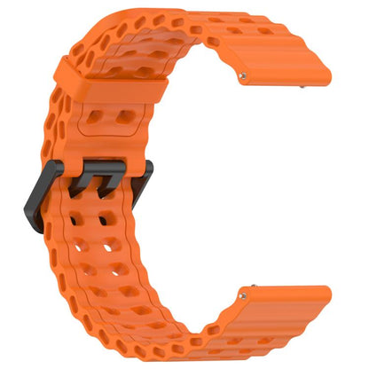 For Suunto 9 / 7 / Spartan Sport xDfind Ocean Dual Pin Buckle Silicone Watch Band(Orange) by xDfind