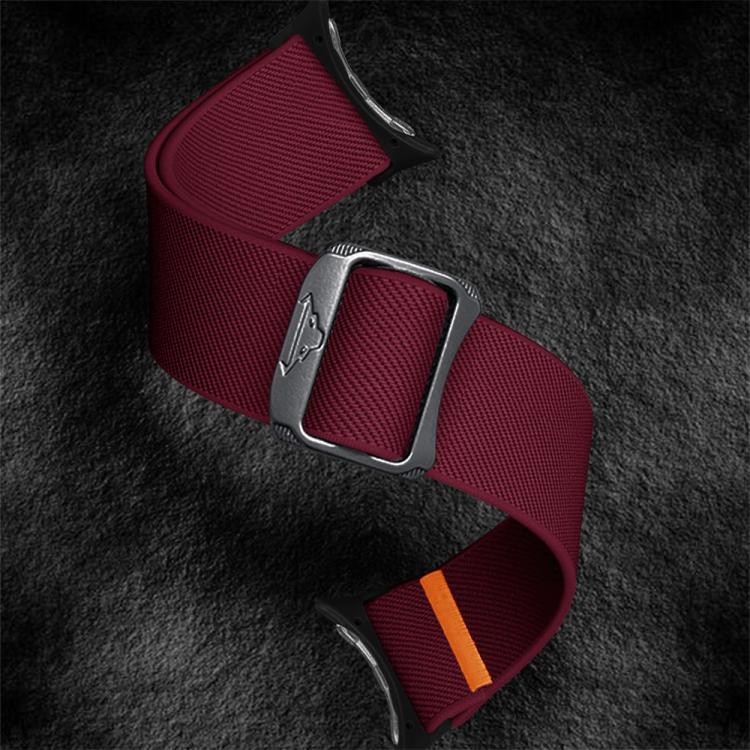 For Google Pixel Watch / Watch2 / Watch3 41mm xDfind Elastic Nylon Watch Band(Wine Red) by xDfind