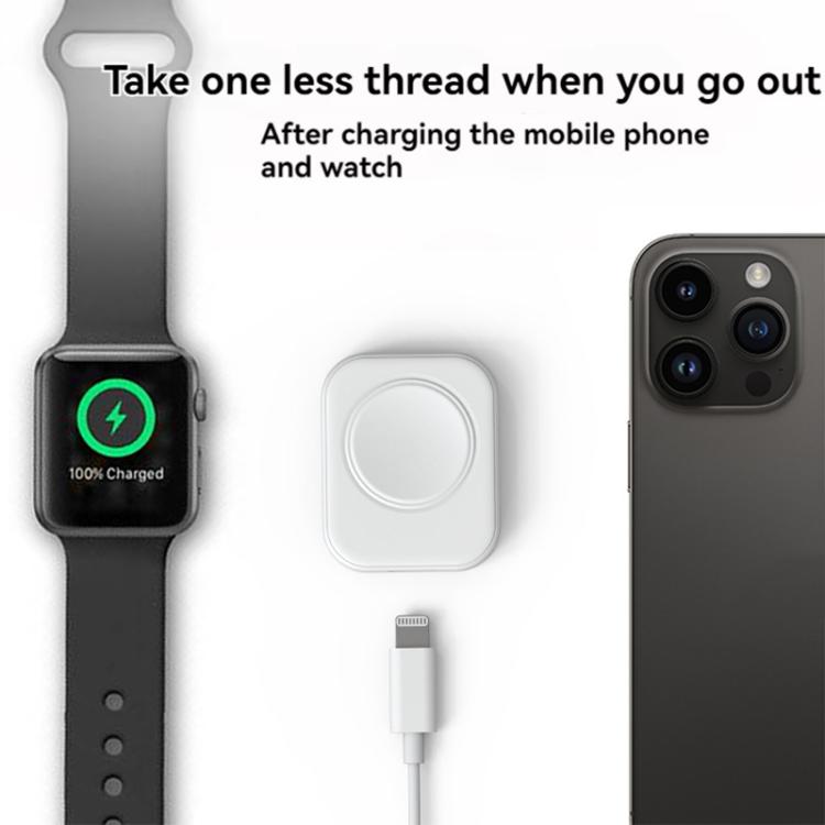 xDfind 8 Pin Portable Smart Watch Magnetic Wireless Charger for Apple Watch(White) by xDfind