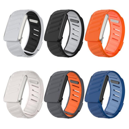 For WHOOP 5.0 xDfind Silicone Sports Watch Band(Orange + Light Orange) by xDfind