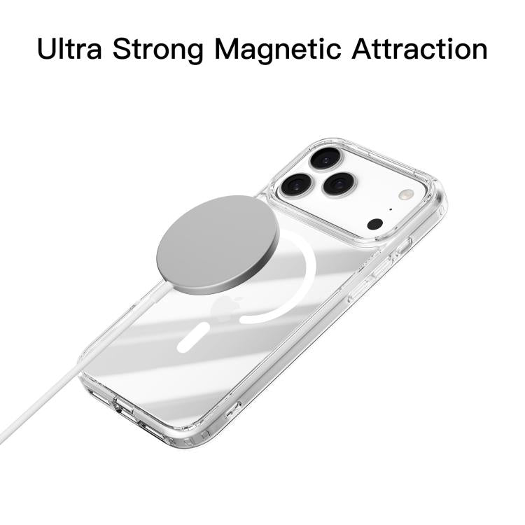 For iPhone 17 Pro Mutural Ice Series MagSafe Magnetic TPU Phone Case(Transparent) by Mutural