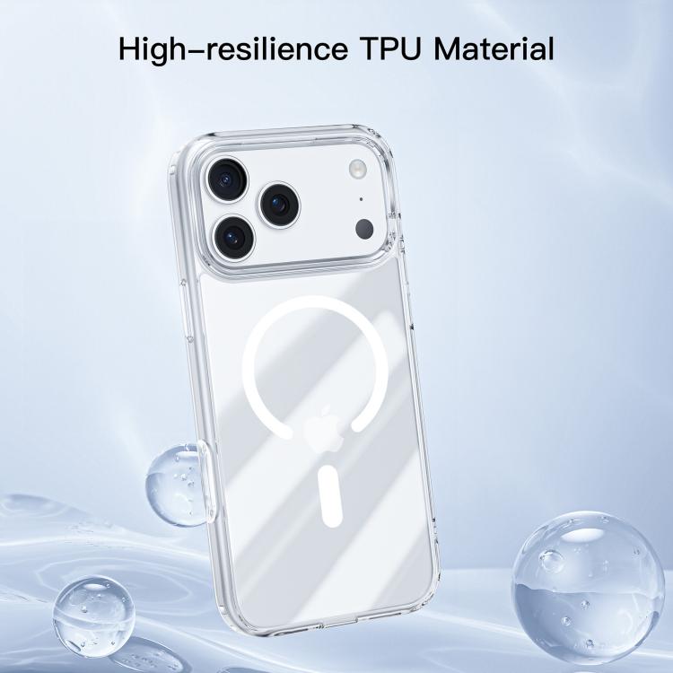 For iPhone 17 Pro Max Mutural Ice Series MagSafe Magnetic TPU Phone Case(Transparent) by Mutural