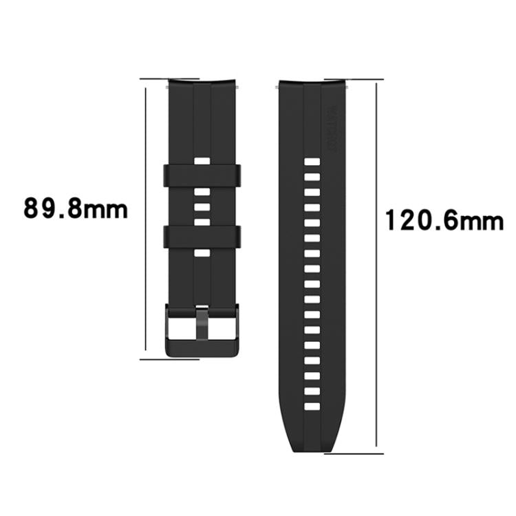 20mm For Amazfit Active 2 / GTS4 Mini xDfind Silicone Black Buckle Watch Band(Pink) by xDfind